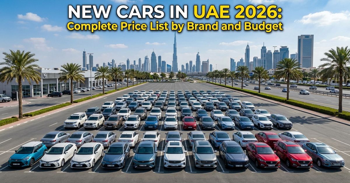 New Cars in UAE 2026: Complete Price List by Brand and Budget