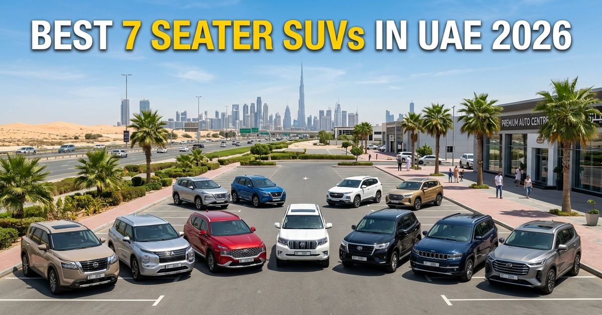 Best 7 Seater SUVs in UAE 2026: Top Picks Under AED 200K