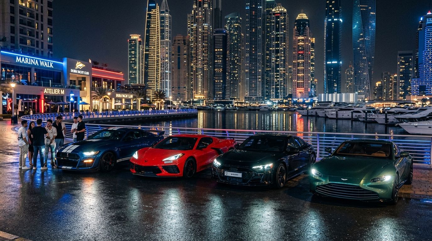 Popular Sports Cars in UAE