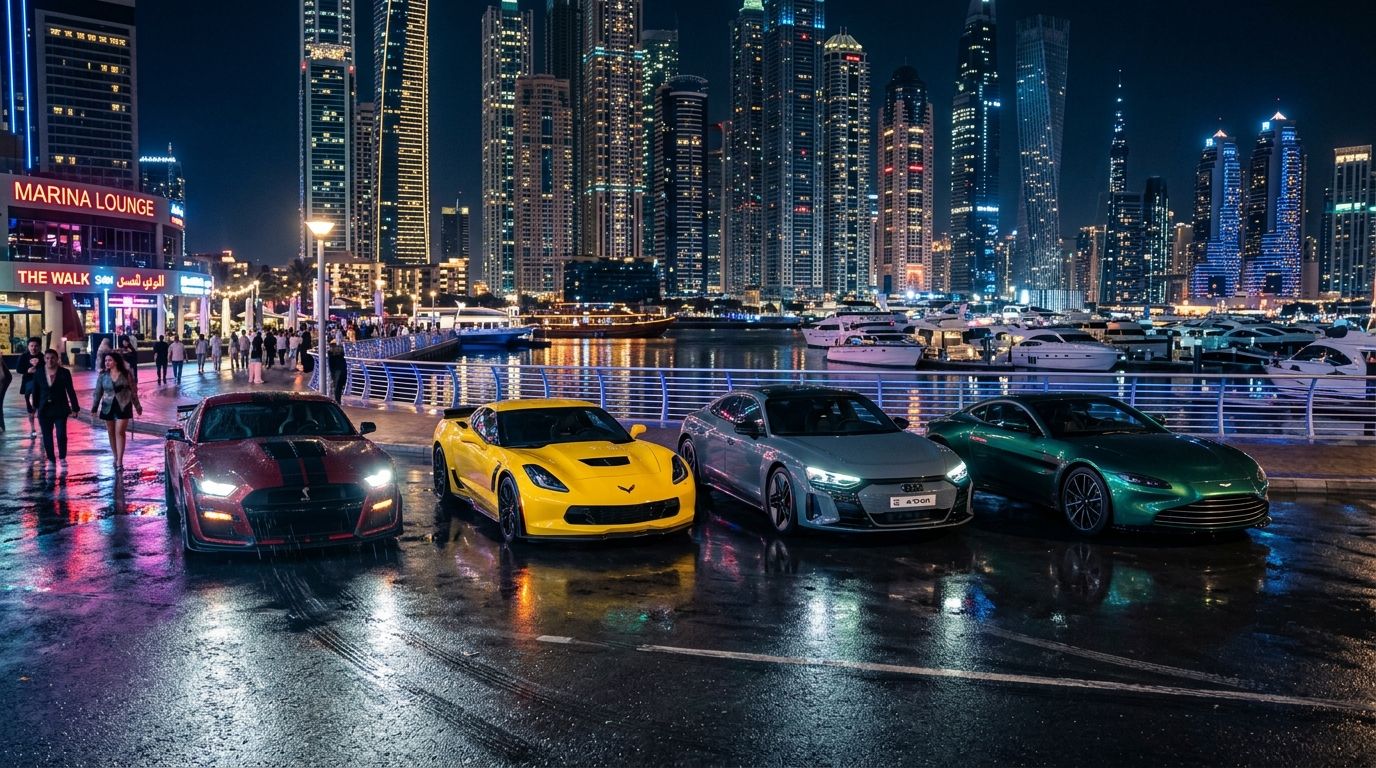 Popular Sports Cars in UAE