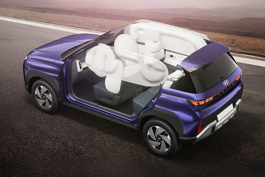 2026 Hyundai Venue with six-airbag safety system displayed inside the cabin