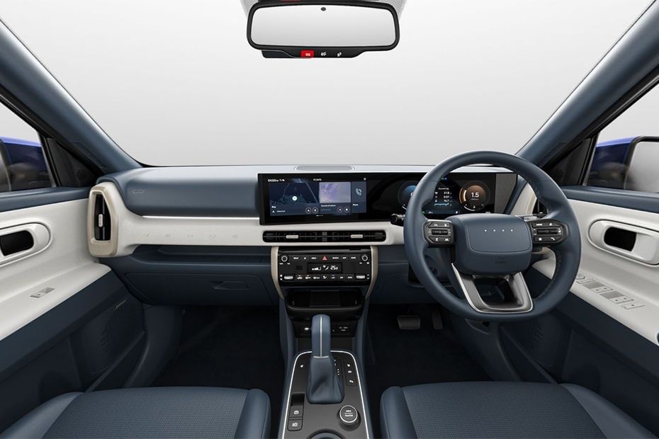 2026 Hyundai Venue dashboard with digital displays and modern dual-tone interior