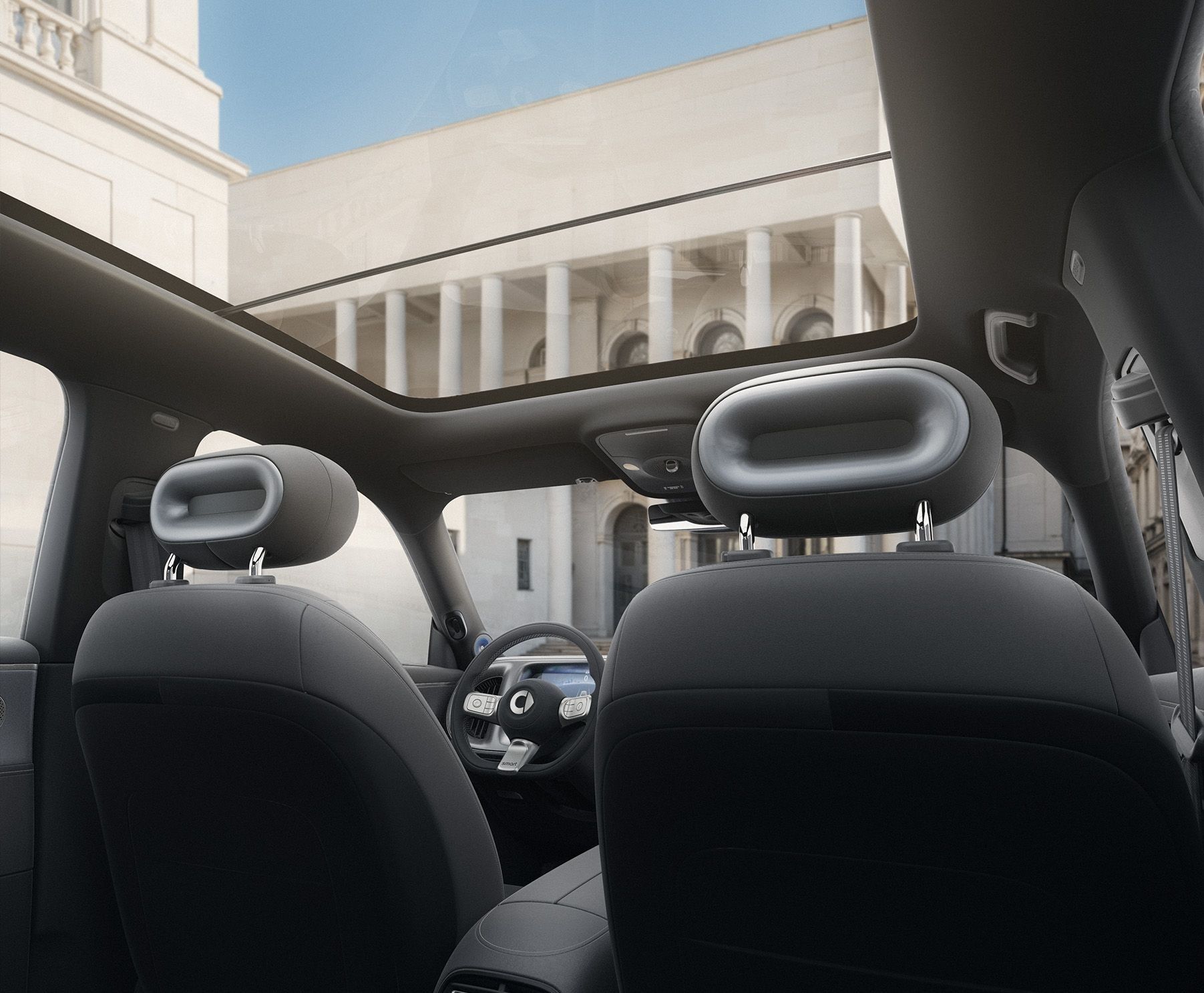 Smart #5 panoramic glass roof with spacious premium cabin
