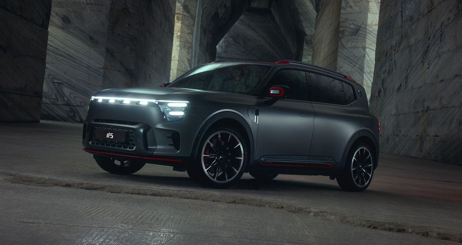 Smart #5 BRABUS electric SUV showcasing sporty exterior design