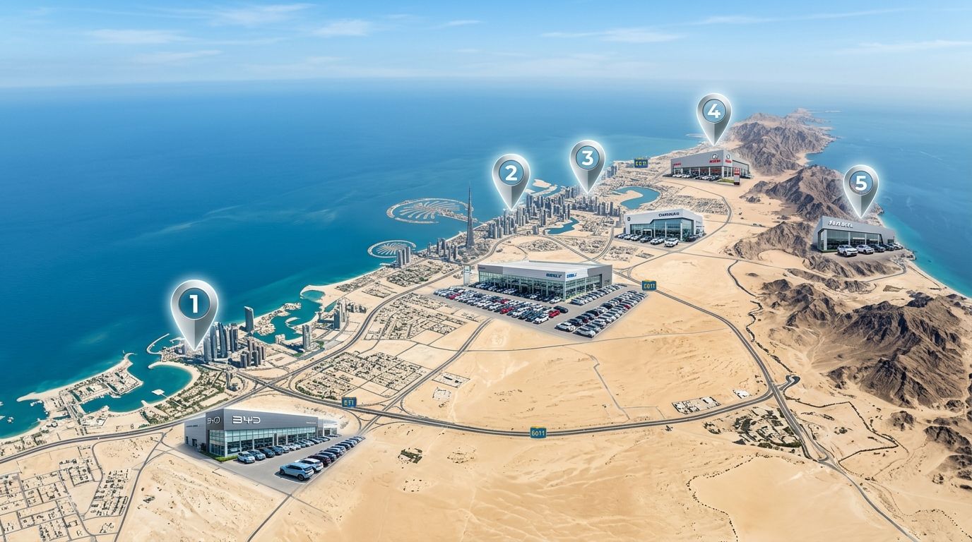 Car Service Network in UAE