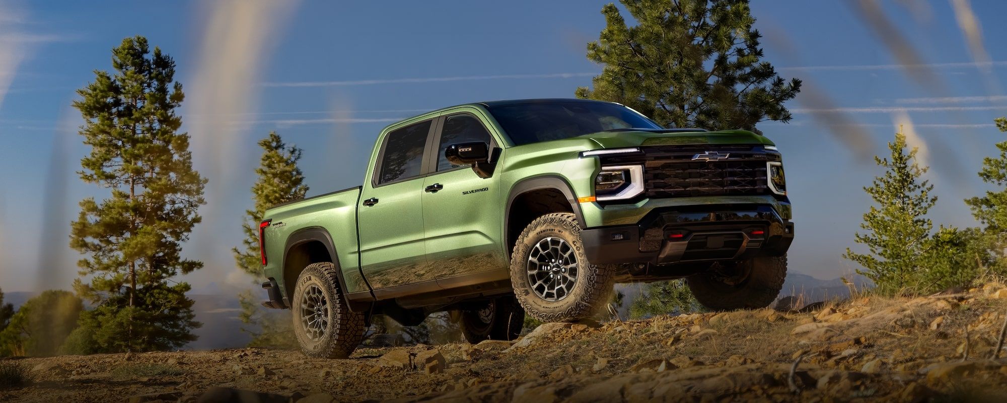 2027 Chevrolet Silverado 1500 Trail Boss front three-quarter view
