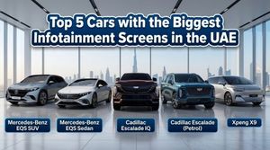 Top 5 Cars with the Biggest Infotainment Screens in the UAE