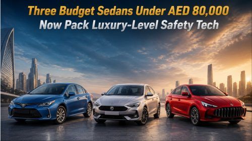 Three Budget Sedans Under AED 80,000 Now Pack Luxury-Level Safety Tech