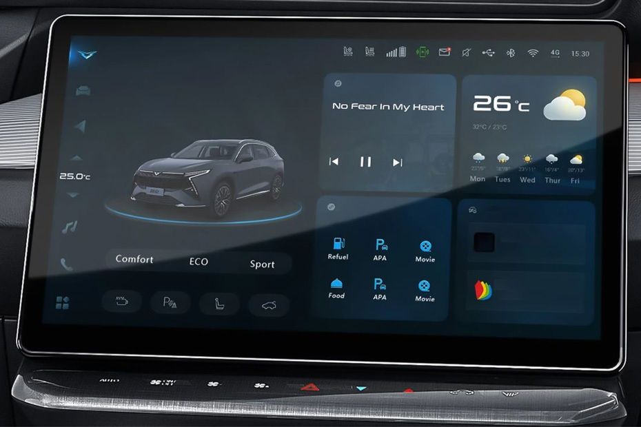 Kaiyi X7 touchscreen infotainment system
