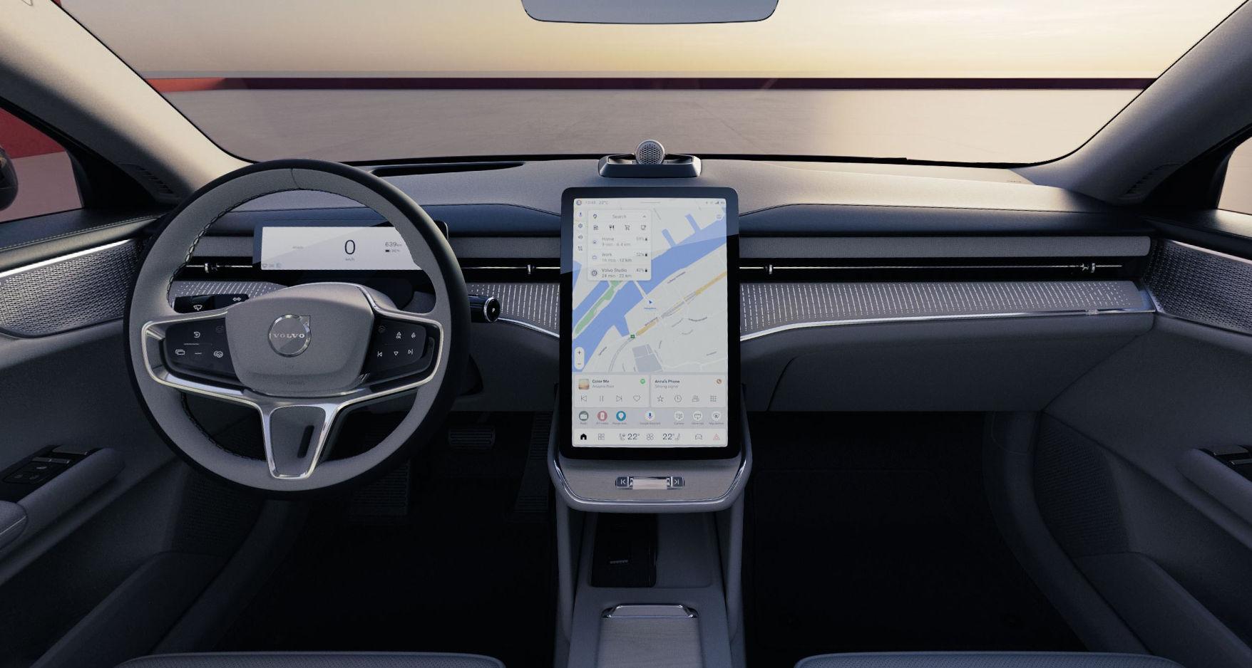 Volvo ES90 premium interior and digital cockpit