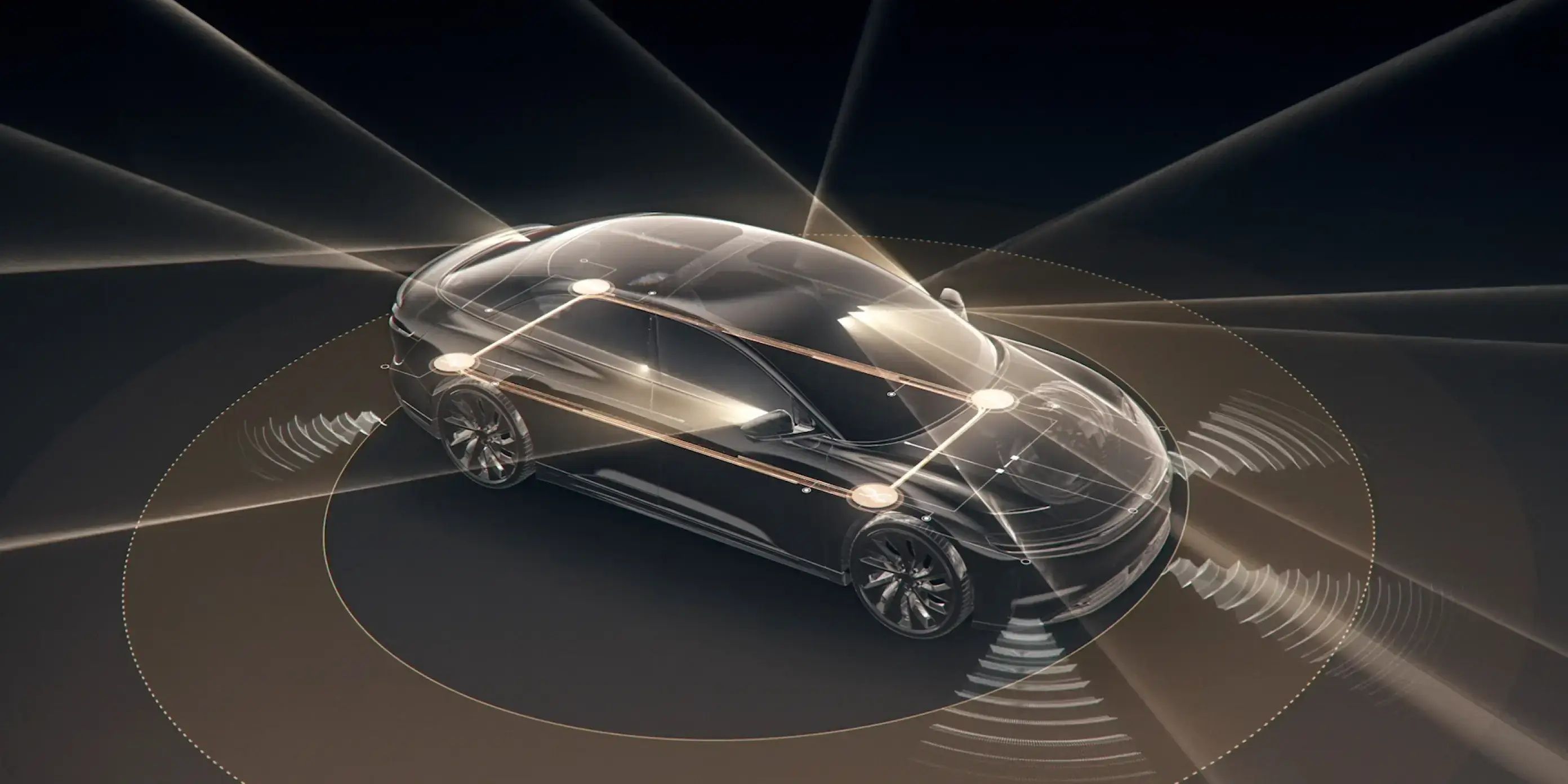 Lucid Air advanced driver assistance and safety sensor system