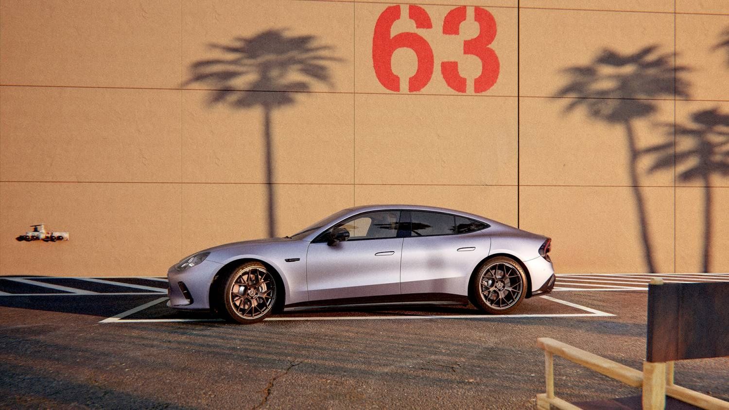 Mercedes-AMG GT 53 4-Door Coupé Side View