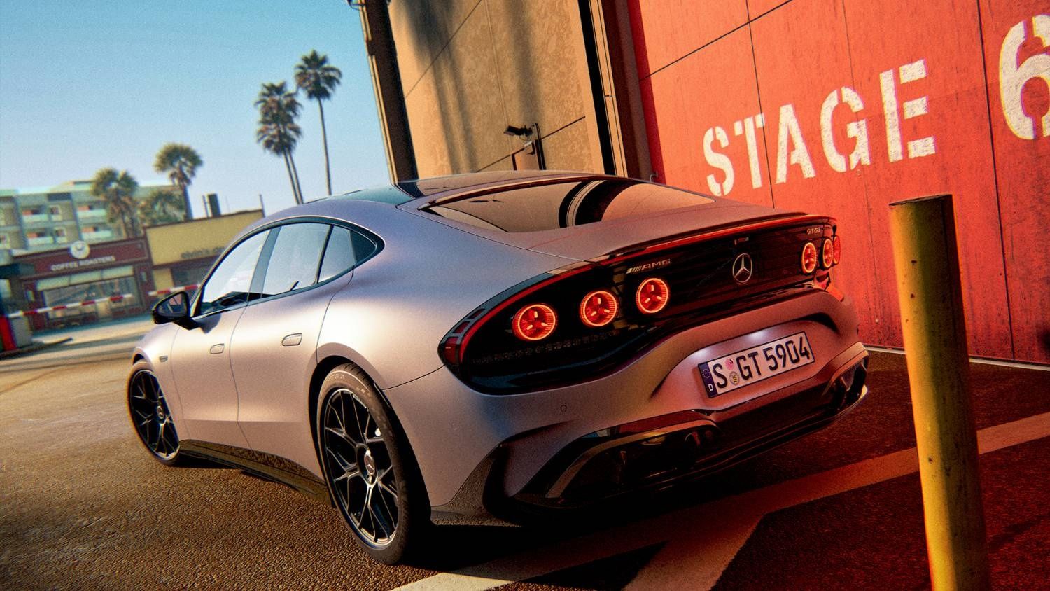 Mercedes-AMG GT 53 4-Door Coupé Rear View