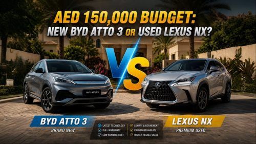 AED 150,000 Budget: New BYD Atto 3 or Used Lexus NX?
