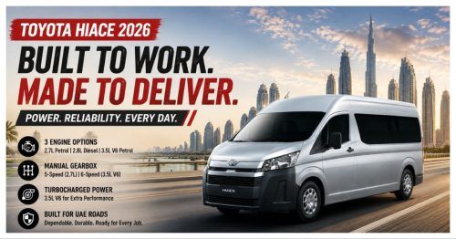 Toyota HiAce 2026 In The UAE: A Closer Look At What's Under The Hood