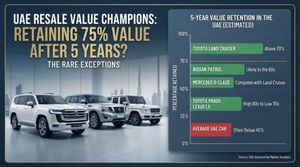 Which Cars Hold 75% of Their Value After 5 Years in the UAE?