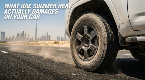 What UAE Summer Heat Actually Damages on Your Car