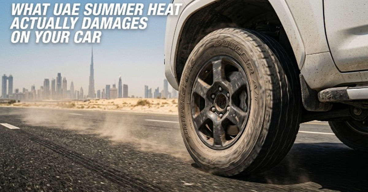 What UAE Summer Heat Actually Damages on Your Car