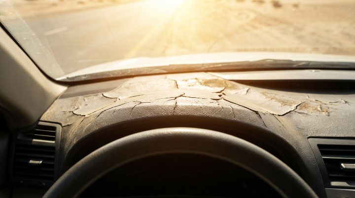 Car Damages in UAE Summer Heat