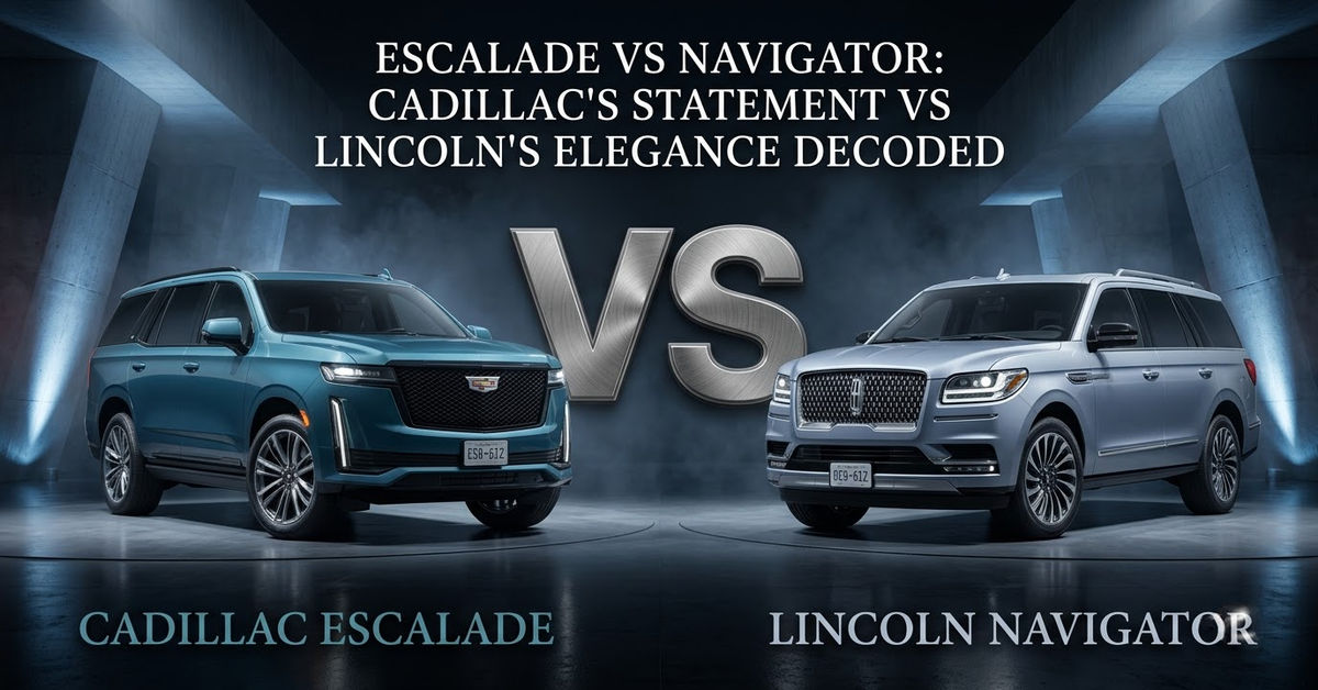 Escalade vs Navigator: Cadillac's Statement vs Lincoln's Elegance Decoded