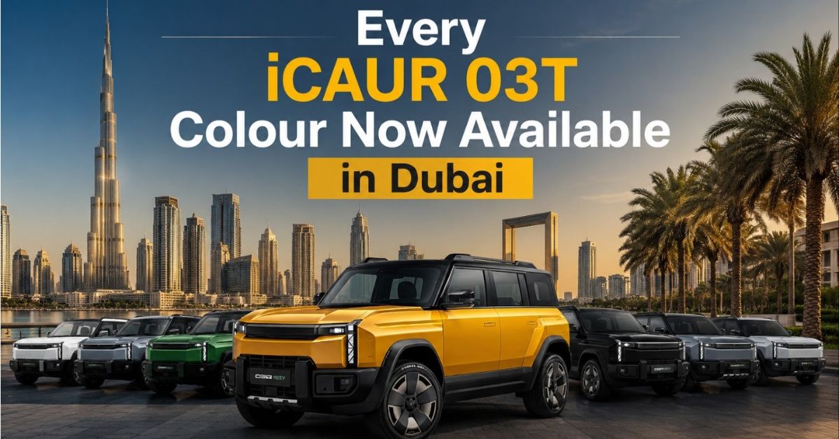 Six Shades, One Bold SUV: Every iCAUR 03T Colour Now Available in Dubai