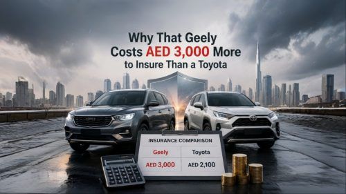 Why That Geely Costs AED 3,000 More to Insure Than a Toyota