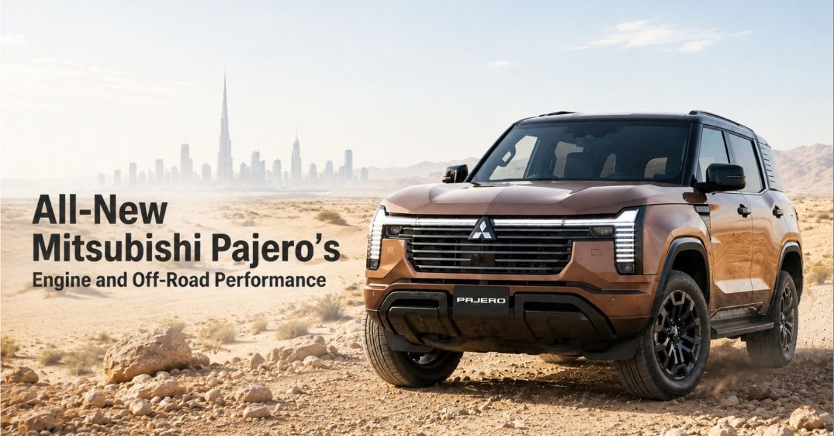 All-New Mitsubishi Pajero's Engine and Off-Road Performance: What UAE Buyers Can Expect