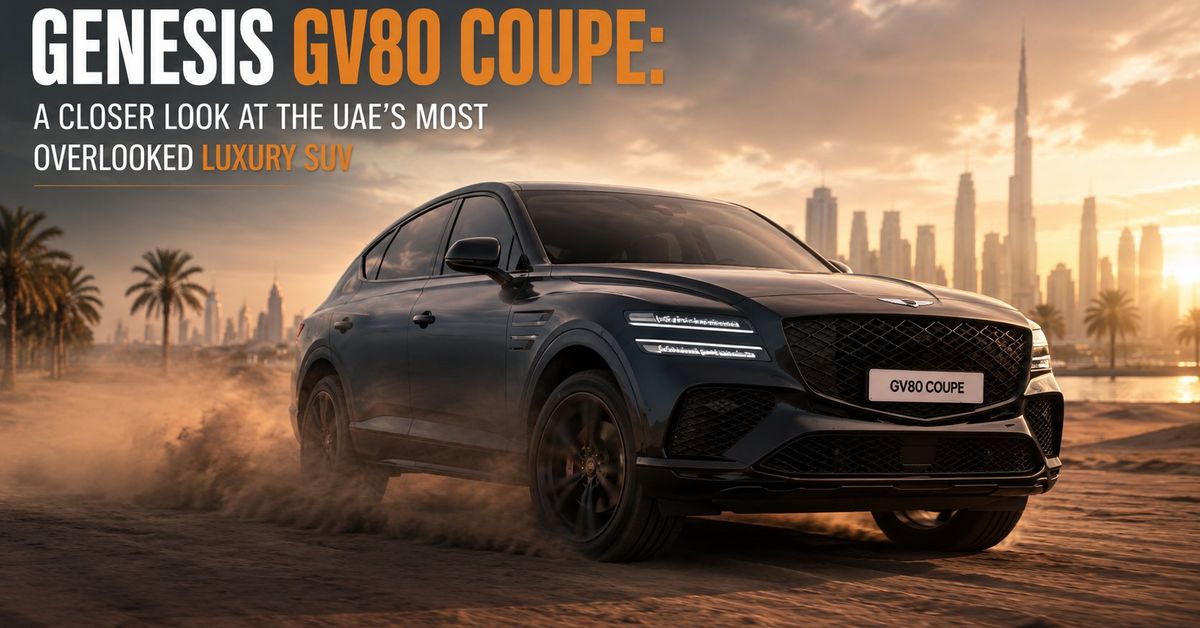 The Genesis GV80 Coupe: A Closer Look at the UAE's Most Overlooked Luxury SUV