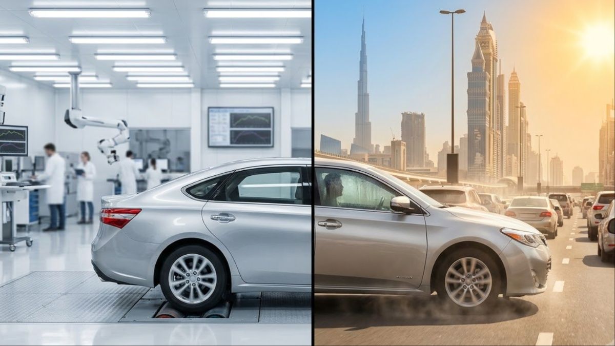 Car fuel economy test comparison