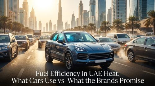Fuel Efficiency in UAE Heat: What Cars Use vs What the Brands Promise