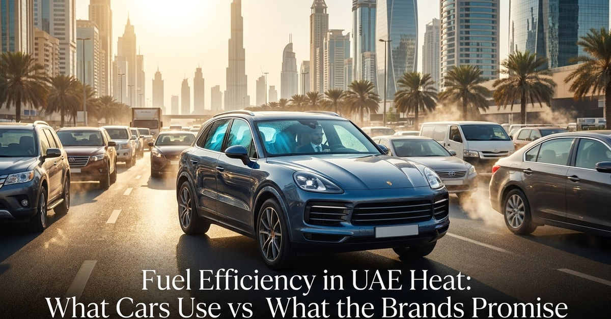 Fuel Efficiency in UAE Heat: What Cars Use vs What the Brands Promise