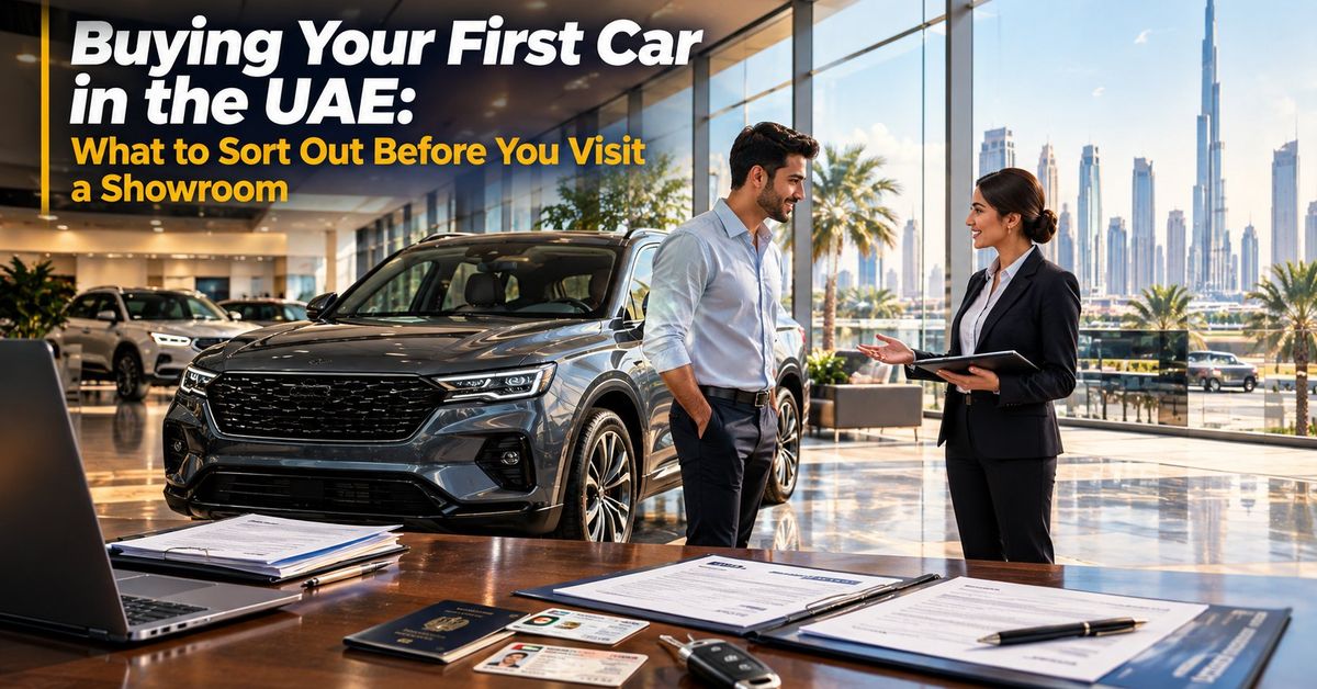 Buying Your First Car in the UAE: What to Sort Out Before You Visit a Showroom