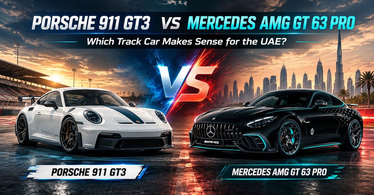 Porsche 911 GT3 vs Mercedes AMG-GT 63 Pro: Which Track Car Makes Sense for the UAE?