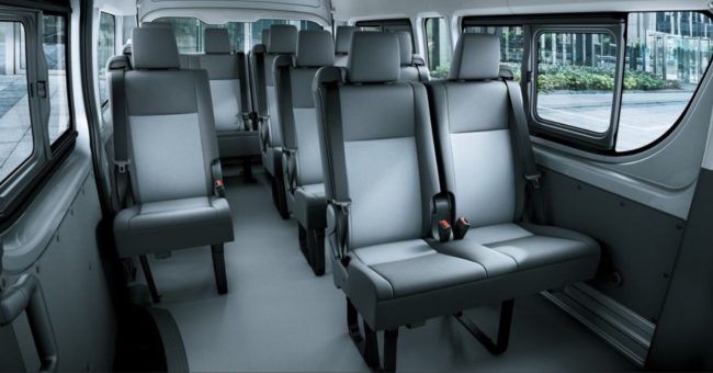 Toyota HiAce Seating and Cabin Comfort