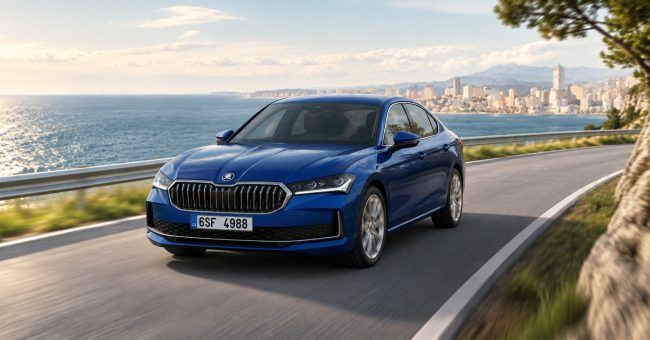 Skoda Superb Cobalt Blue