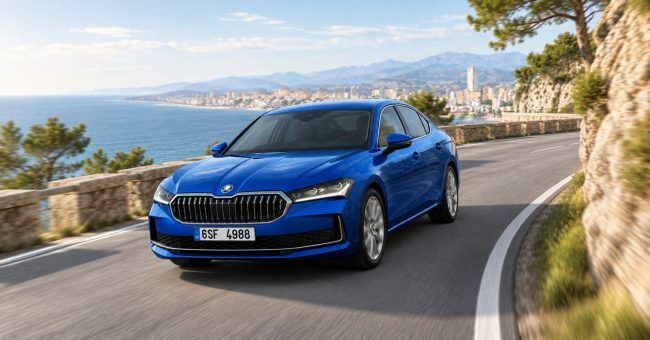 Skoda Superb  Energy Blue