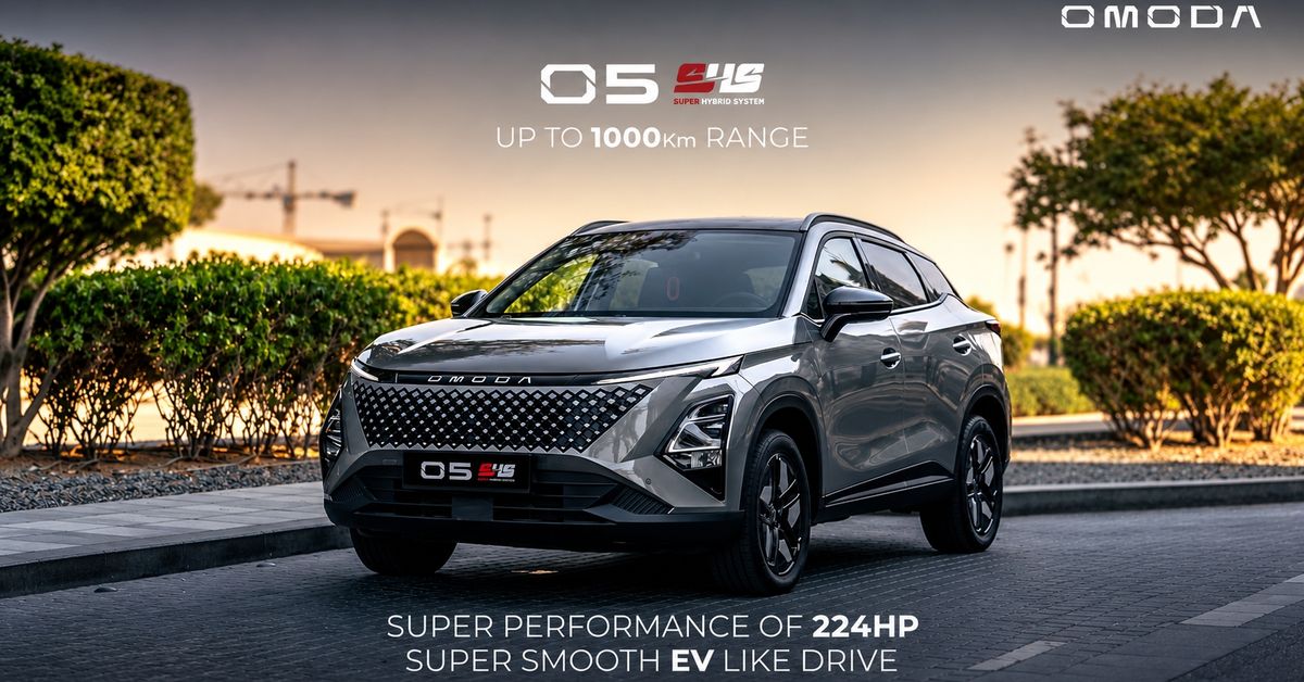 Omoda expands to Europe and Omoda 5 SHS Super-hybrid confirmed for UAE