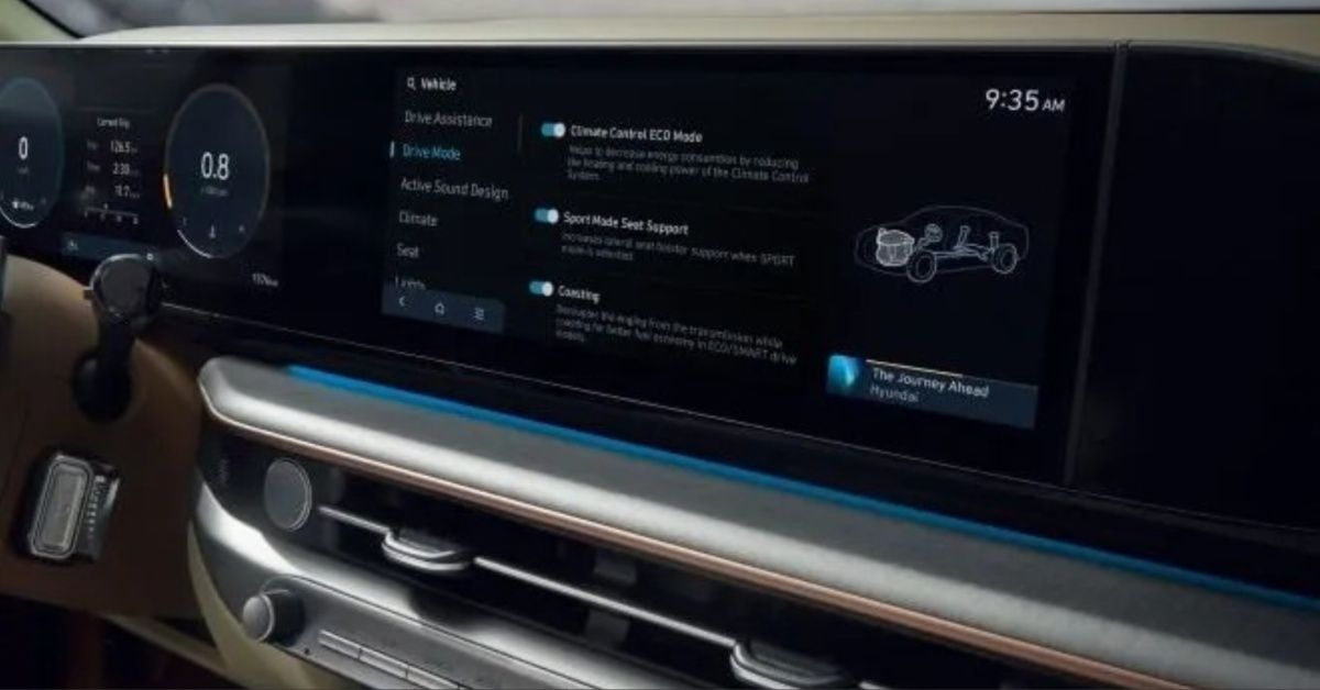 Hyundai Azera touchscreen