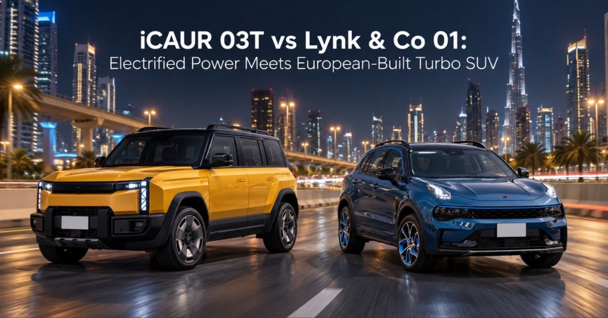 iCAUR 03T vs Lynk & Co 01: Electrified Power Meets European-Built Turbo SUV