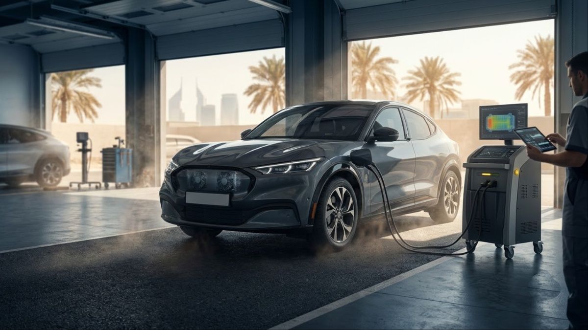 Electric car battery health assessment
