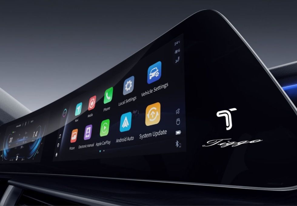 Chery Tiggo 7 touchscreen