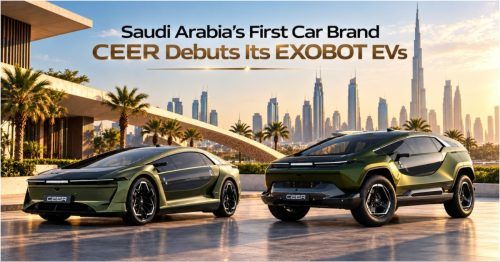 Saudi Arabia's First Car Brand CEER Debuts Its EXOBOT EVs: What UAE Buyers Should Know