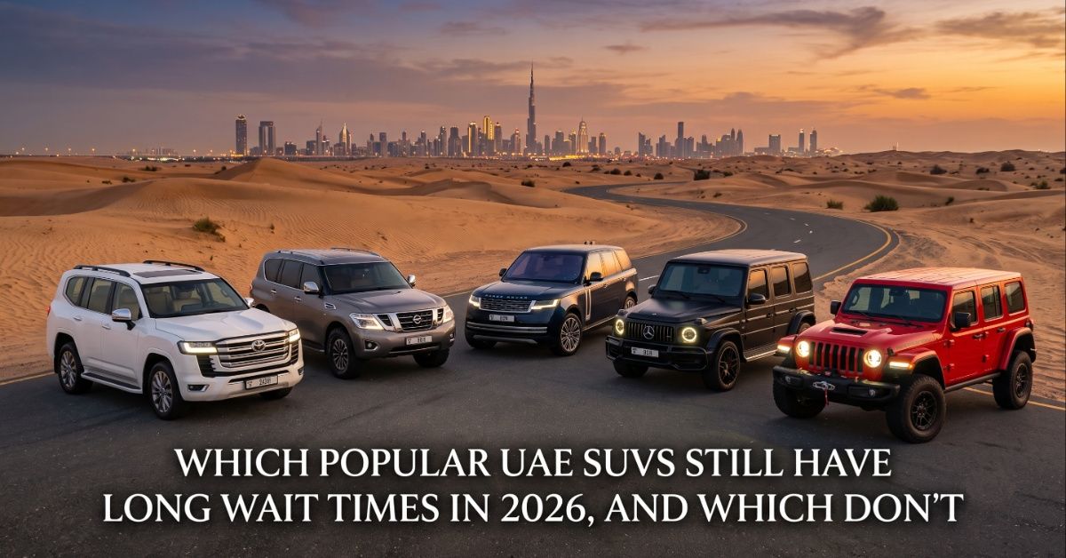 Which Popular UAE SUVs Still Have Long Wait Times in 2026, and Which Don't