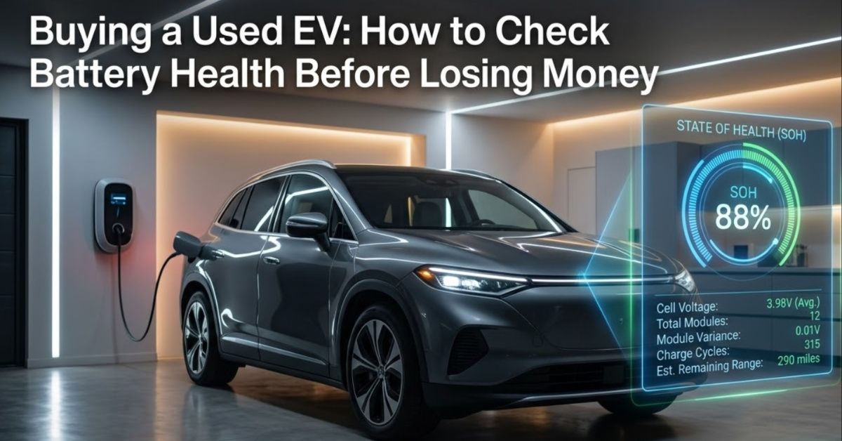 Buying a Used EV: How to Check Battery Health Before Losing Money