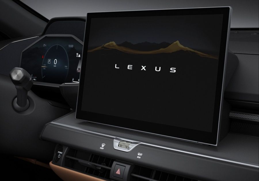 Lexus ES display