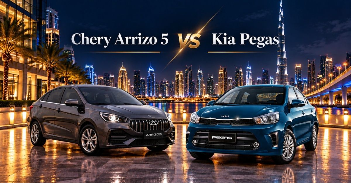 Chery Arrizo 5 vs Kia Pegas: Which Budget Sedan Actually Gives You More in the UAE?
