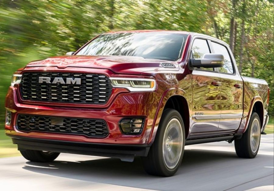 RAM 1500 HEMI V8 Side View