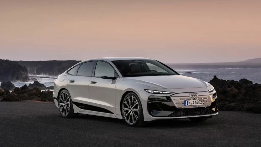Audi A6 e-tron side view