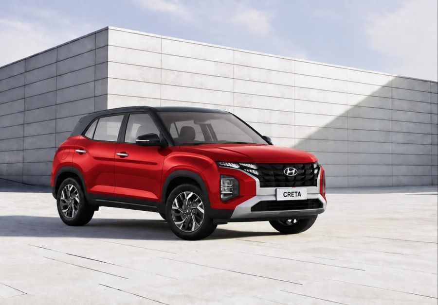 Hyundai Creta Dragon Red Pearl
