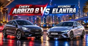 Chery Arrizo 8 vs Hyundai Elantra: Plug-In Tech or Korean Polish, Which Sedan Wins Around AED 80,000?